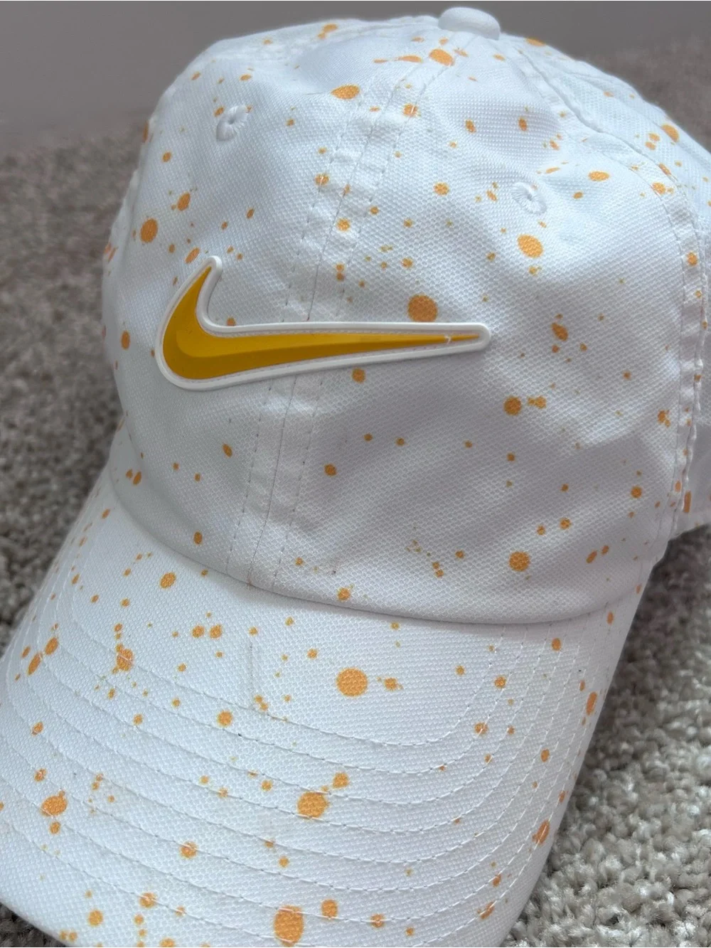 Nike Club Cap Dri-FIT Tennis Heritage Speckled Hat Size Medium/Large